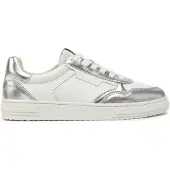 Tamaris Baskets basses argent / blanc