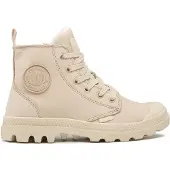 Palladium Bottines à lacets 'Pampa' beige clair
