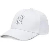 Armani Exchange pour femme. XW000957AF13846U0002 Basic Cap blanc (OSFA), Casuel, Coton