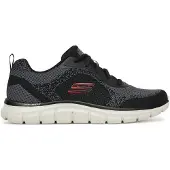 SKECHERS Track - Glendor 232699-BKRD, Baskets, Hommes, Noir