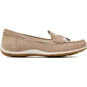 Geox Vega Moc Chaussures Bateau Beige EU 38 Femme Beige EU 38