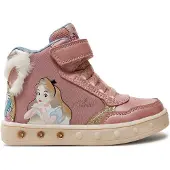Geox Baskets montantes enfant J SKYLIN GIRL filles - Rose - 35