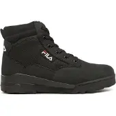 FILA Bottines à lacets 'GRUNGE' rouge sang / noir / blanc