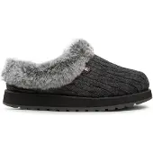 SKECHERS Chaussons Mule Keepsakes Ice Angel Femme Anthracite