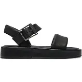 Clarks Sandales Femme Alda D-Fit à bride Noir