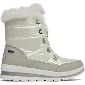 Caprice Bottes à lacets gris fumé / blanc