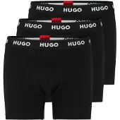 HUGO Boxers noir / blanc