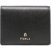 Furla Porte-monnaies 'Camelia' or / noir