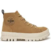 Palladium Bottines à lacets 'Pallashock' sépia