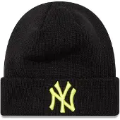 New Era 60565207 League Essential New York Yankees Beanie Noir