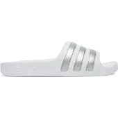 Adidas Claquettes / Tongs 'Adilette Aqua' argent / blanc