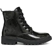 Geox Boots enfant J CASEY GIRL GLITTER filles - Noir - 28