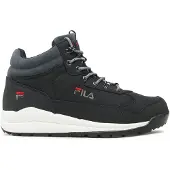 FILA Bottines à lacets 'Alpha' gris / rouge / noir