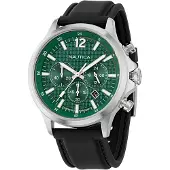 Nautica Montre à affichage analogique 'NCT BLUEOCEAN' vert / noir / argent