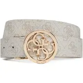 GUESS Ceinture 'NOELLE' beige / blanc