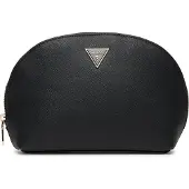 GUESS Trousse Guess saffiano Femme Noir