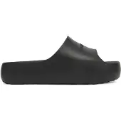 Tommy Hilfiger pour femme. EN0EN02879 Tongs noires avec plateforme et logo (37/38), 3 à 5 cm, Aucun, Casuel, Beachwear