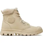 Palladium Bottines à lacets 'Pampa' beige