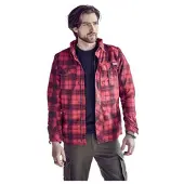 Detlev Louis DL-SM-1 Chemise de moto Noir/Rouge 60 hommes