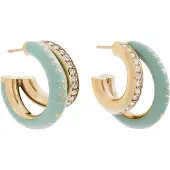 Furla Boucles d'oreilles turquoise / or