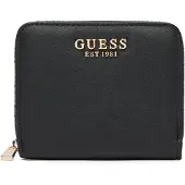 GUESS Femmes, Portefeuille, Talent SLG Small Zip Around Wallet, Noir