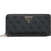GUESS Porte-monnaies 'Laurel II' gris foncé / noir