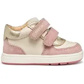Geox Biglia Baby Trainers Beige,Blanc EU 26 Fille