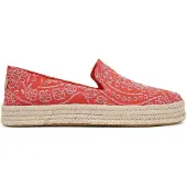 Toms Carolina Espadrilles Rouge EU 40 Femme