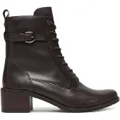 Caprice Bottines à lacets chocolat