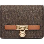Michael Kors Porte-monnaies 'Hamilton Moderne' marron