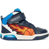 Geox Baskets 'INEK' bleu marine / bleu ciel / orange / blanc