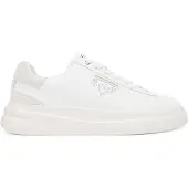GUESS Baskets basses 'Elba' gris clair / blanc