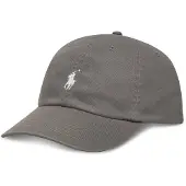 Ralph Lauren pour femme. 211912843017 La casquette chinoise emblématique en coton gris (OSFA), Casuel