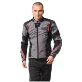 Rekurv E-11.01 Veste Textile Gris/Noir/Rouge 58 hommes