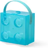 LEGO Boîte de Stockage Lego Avec Poignée Translucent Light Blue