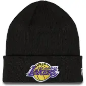 New Era Bonnet 'Essential Cuff Beanie Los Angeles Lakers Hat' noir
