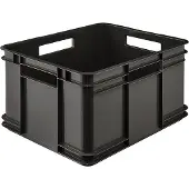 Keeeper Boîte de Rangement - - Euro XL - 28 L - Eco Gris - Plastique Recyclé