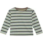 s.Oliver T-Shirt marine / marron / vert pastel / blanc