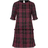 Ana alcazar Robe 'Abaty' bordeaux / noir