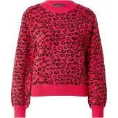 Vero Moda Pull-over 'VMNANCY' rouge sang / noir