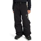 Quiksilver - Pantalon de snowboard ample - Snow Down Youth Pant True Black - Taille Enfant 8 ans - Noir