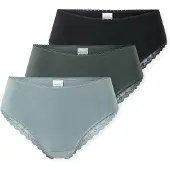 Schiesser Slip 'Modern Multipacks' jade / vert foncé / noir