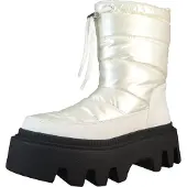 Buffalo Après-ski 'Flora' blanc / blanc perle