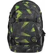 Coocazoo sac d'école Porter School Backpack Lime Flash noir