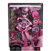 Monster High Poupée Draculaura avec robe de fête et accessoires
