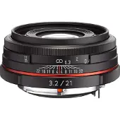 Pentax Objectif reflex HD 21 mm f/3.2 ED AL Limited Noir