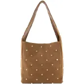 Fredsbruder Sac bandoulière 'Endless Beads' marron