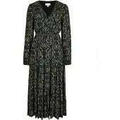 Apricot Robe vert / noir