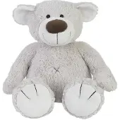 Happy horse Doudou Ours Baggio 70cm - Gris - Grand ours en peluche