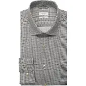 Seidensticker Chemise business 'Schwarze Rose' marron / gris clair